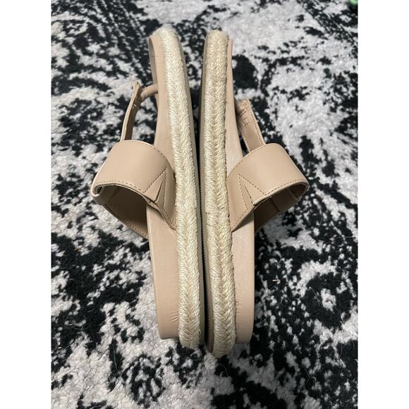 JOIE Nacho Tan Strap Sandals Slip On Flip Flops Natural Bohemian Size 7.5 - Picture 4 of 6